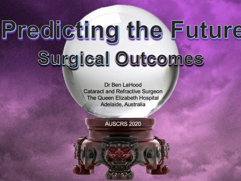 Predicting the Future - Surgical Outcomes
