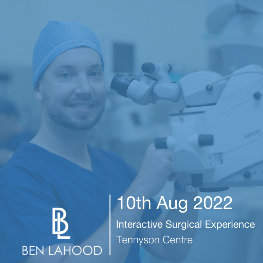 Dr Ben LaHood Interactive Surgical Experience August 2022